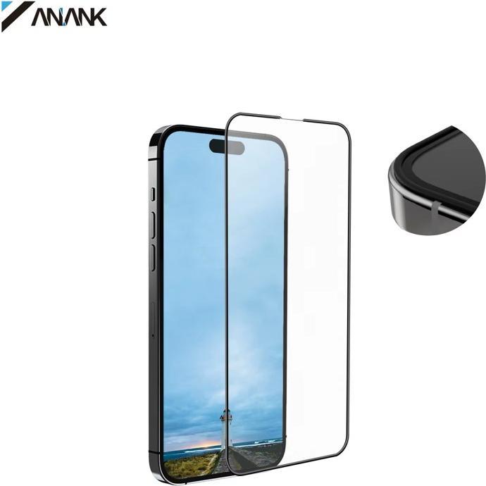 Image du produit Anank Verre blindé transparent 2.5D pour iPhone 16 - Verre japonais Asahi (1 pièce(s), Apple iPhone 16)
