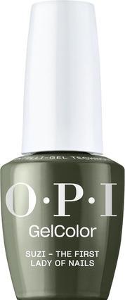 OPI GelColor Opaque Bright Creme UV Cure Gel-Nagellack (Suzi The First Lady of Nails, UV-Gel Lack)