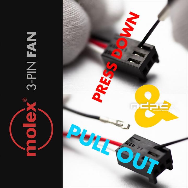 Produktbild Mdpc-X 3-Pin Fan Connector by Molex