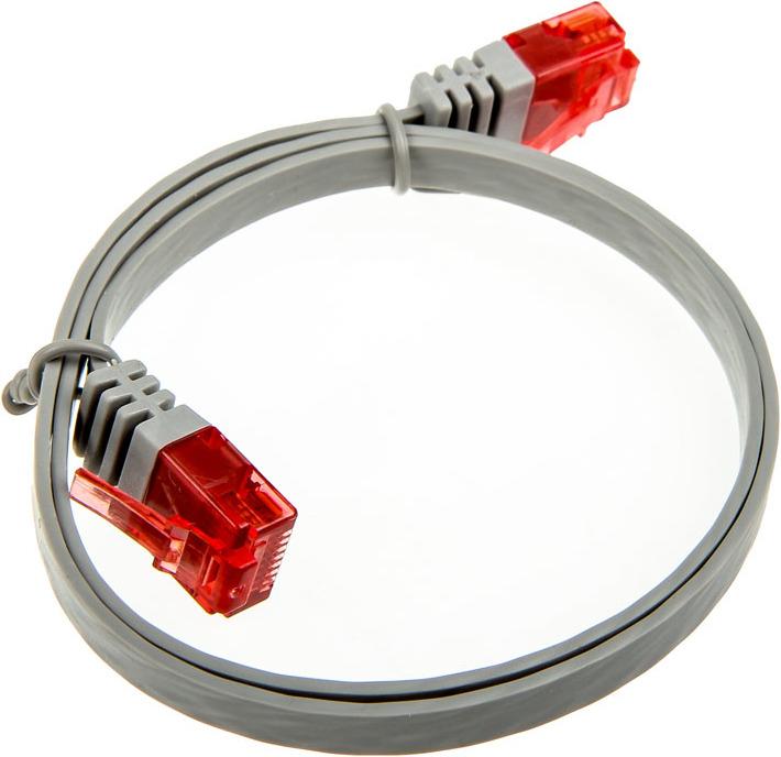 Produktbild InLine 0,5m Patchkabel flach, U/UTP, Cat.6 (U/UTP, CAT6, 0.50 m)