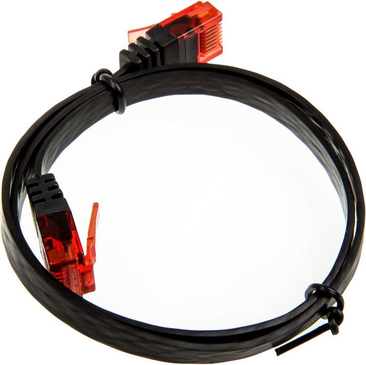 Produktbild InLine 0,5m Patchkabel flach, U/UTP, Cat.6 (U/UTP, CAT6, 0.50 m)