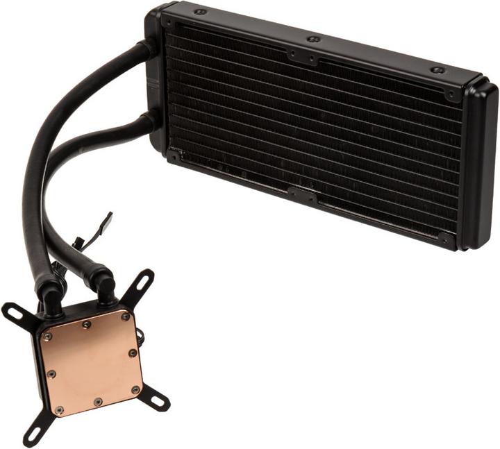 Actual product image Akasa Venom R20 complete water cooling system