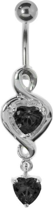 Immagine prodotto Bijouteria Piercing ventre (Argento 925, Vetro (di orologio), Acciaio chirurgico 316L)