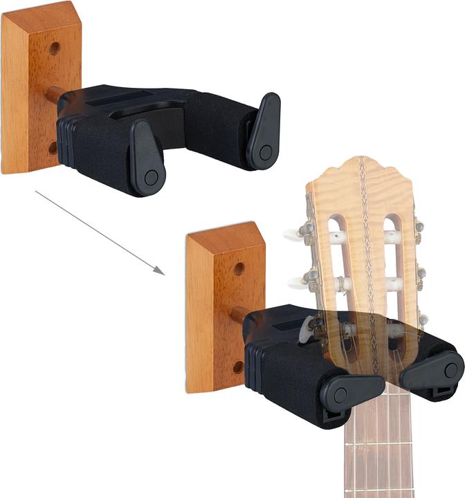 Image du produit Relaxdays Support de guitare (Ukelelele, Banjo, Guitare électrique)