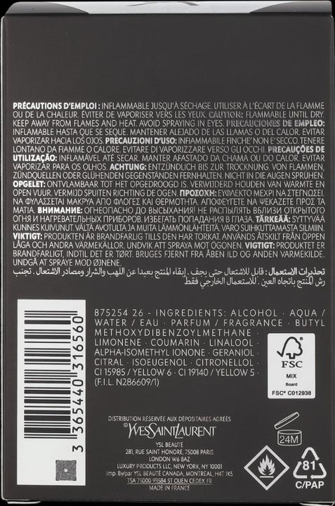 Produktbild Yves Saint Laurent L'Homme (Eau de Toilette, 100 ml)