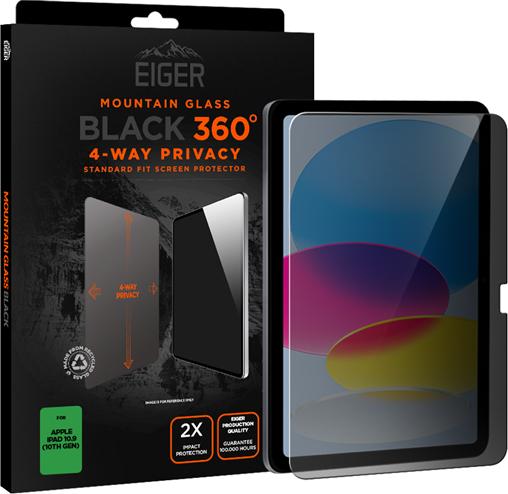 Actual product image Eiger Mountain Black Privacy 360 (1 Piece, iPad 2025 (11th gen), iPad 10.9 (2022))