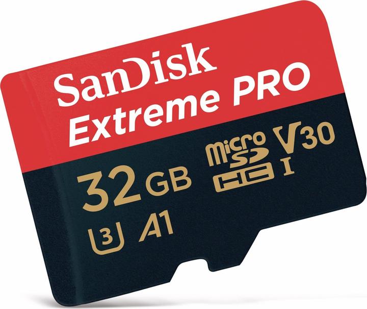 Produktbild SanDisk Extreme PRO UHS-I V30 (32 GB, microSDHC, U3, UHS-I)