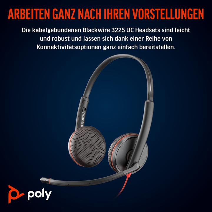 Actual product image Poly Blackwire 3225 (Cable, USB-C)