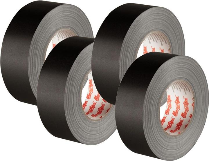 Image du produit Le Mark Gaffa Magtape 500 Matt Schwarz 4er Pack (50 mm)