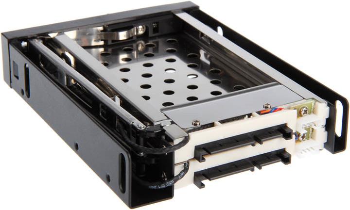 Actual product image Akasa Elite 3.5 inch drive frame for 2x 2.5 inch HDD/SSD