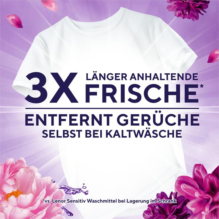 Actual product image Lenor Amethyst Blütentraum (100 Washing cycles, Liquid detergent)