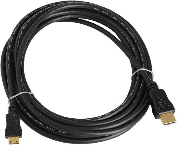 Actual product image InLine mini HDMI (Typ C) — HDMI (Typ A) (5 m, HDMI)