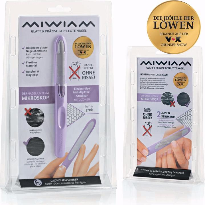 Produktbild Miwiam Nagelfeile Flieder