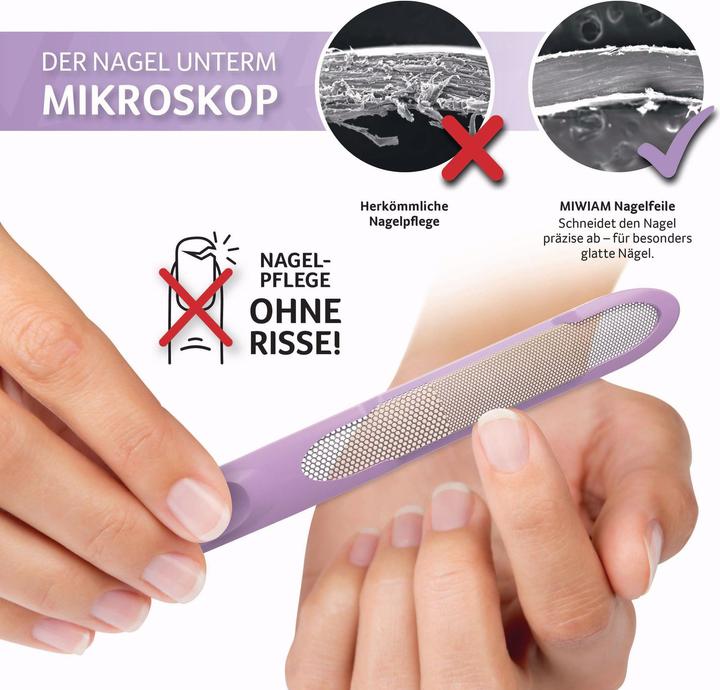 Produktbild Miwiam Nagelfeile Flieder