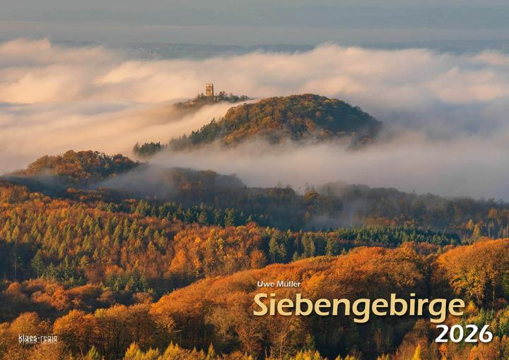 Produktbild Siebengebirge 2026 Bildkalender A3 quer, spiralgebunden (A3, Deutsch)