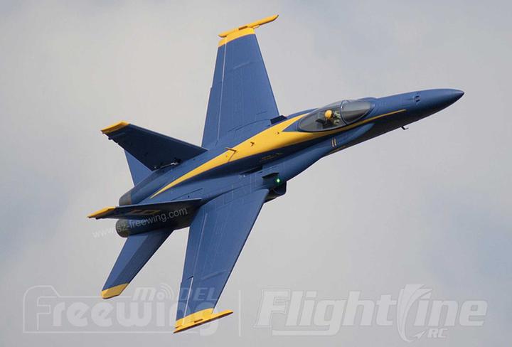 Produktbild Freewing F/A-18C Hornet Blue Angel PNP 90mm 12B Jet EDF (Jet)