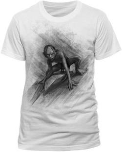HEO The Hobbits T-Shirt: Smaugs Einöde-Gollum Sketch (S)