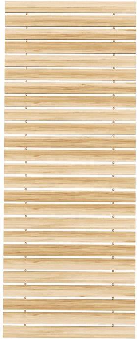 Produktbild Swisshandel24 120cm Gartenweg, Rollweg wetterfest Gartentritt Dekorative Holztritt aus Tannenholz, Natur (1 x)
