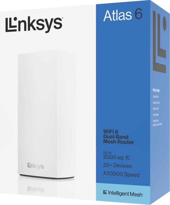 Produktbild Linksys MX2001 AX3000 WIFI 6 MESH 1-PACK