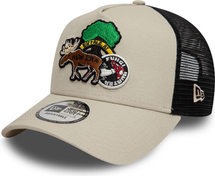 Actual product image New Era Mesh Trucker Cap - Outdoor Patch Wildlife (One size)