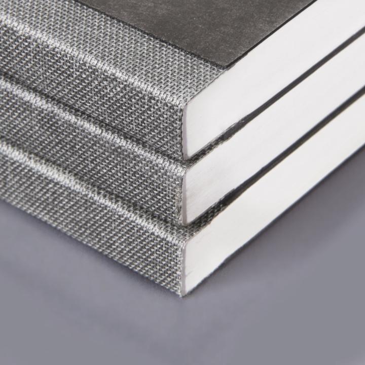 Actual product image Notebook FACT!plus DIN A6 squared black 96 sheets (A6, Checked, Soft cover)