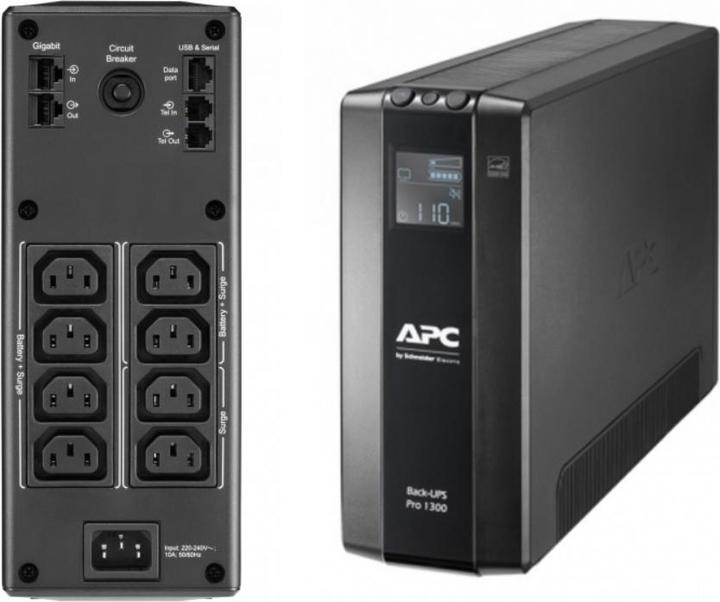 Actual product image APC USV BR1300MI, 1300VA/780W (1.30 VA, 780 W, Line-interactive UPS)