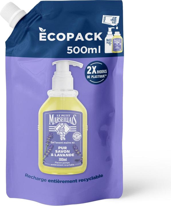 Le Petit Marseillais Flüssigseife Lavendel 500 ml Refill (Flüssigseife, 500 ml)