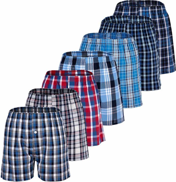 Produktbild Your Basics Web-Boxershorts Casual Locker sitzend (188, 7er Pack)