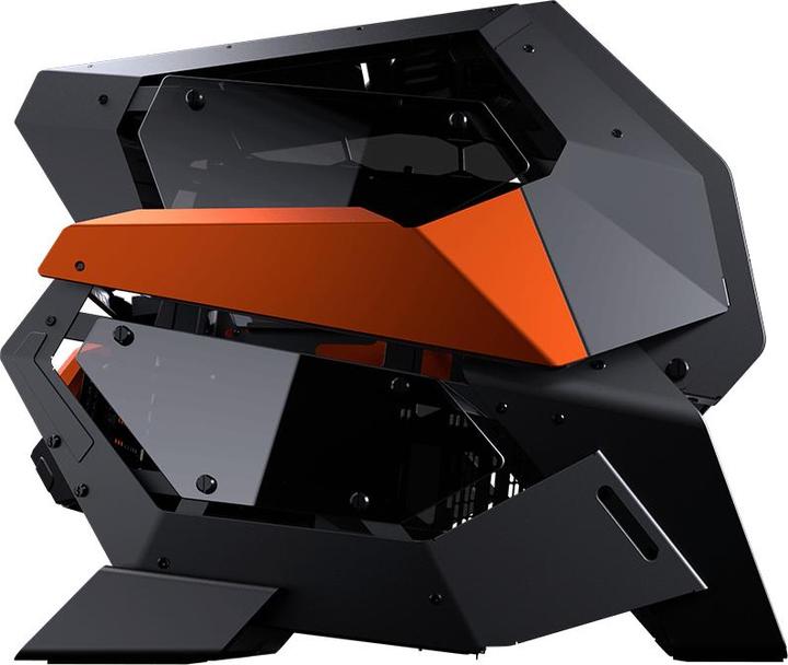 Immagine prodotto Cougar Conquer 2 - Full Tower - PC - Metallo - Vetro temperato - Nero - Arancione - Tran (ATX, mATX, Mini-ITX, SSI CEB)