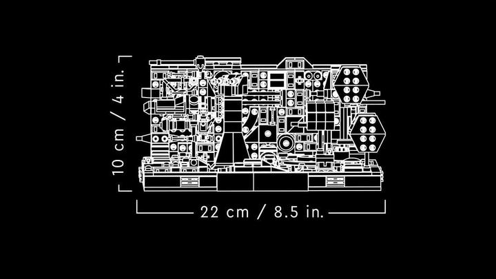Actual product image LEGO Death Star Trench Run Diorama (75329, LEGO Star Wars)