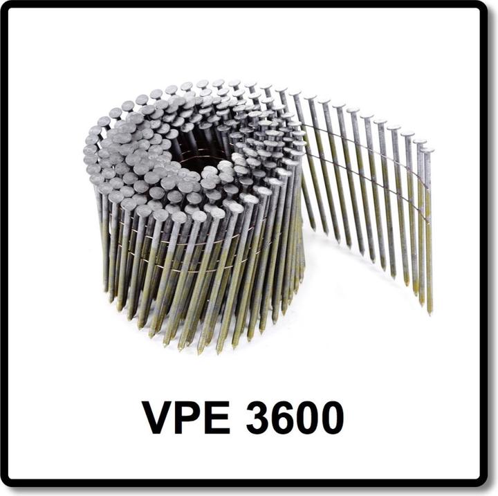 Actual product image Prebena Coil nails bright with ring shank wire magazine90 mm
