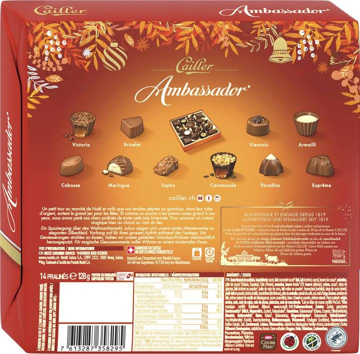 Image du produit Cailler Ambassadeur Hiver (128 g)