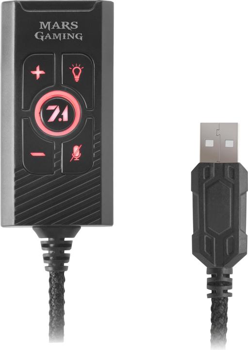 Produktbild Mars Gaming Carte Son externe compatible MSC2 USB (Noir) (USB)