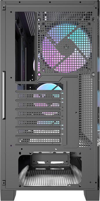 Actual product image Darkflash Tech Darkflash DRX90 glass computer case (black) (ITX, ATX)