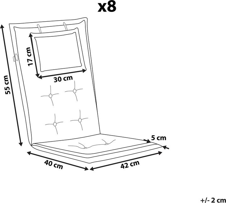Actual product image Beliani Maui (42 x 95 cm)