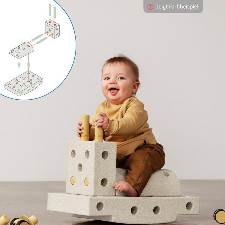 Produktbild Modu Dreamer-Set - XXL Bauset Balance-Spielzeug, Rutscher, Wippe