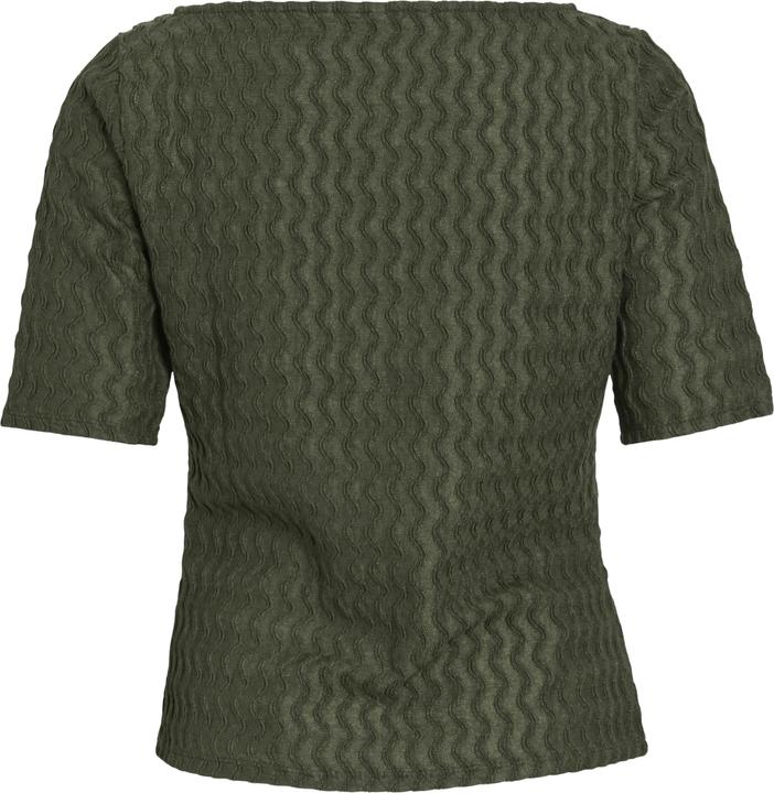 Image du produit Vila VIROMILA U-Boot-Ausschnitt Oberteil mit kurzen Ärmeln (XL)