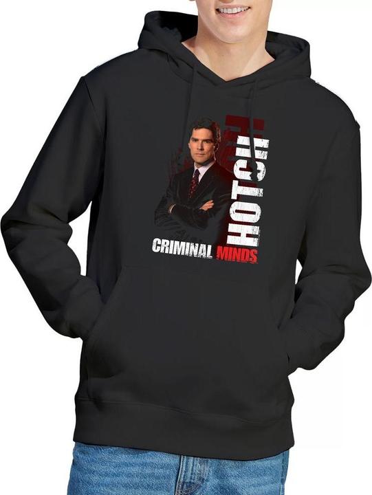 Immagine prodotto Criminal Minds Felpa con Cappuccio Hotch Uomo (XXL)