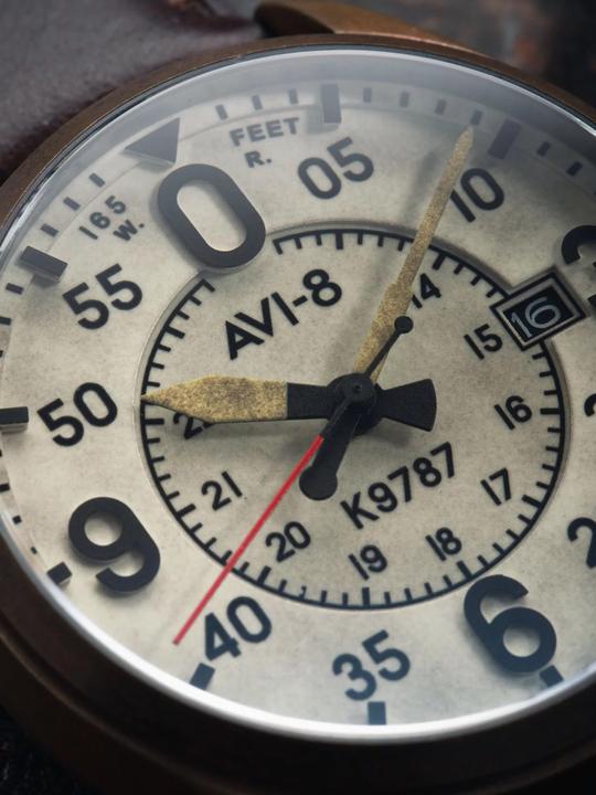 Actual product image AVI-8 AV-4090-07 (Pilot watch)