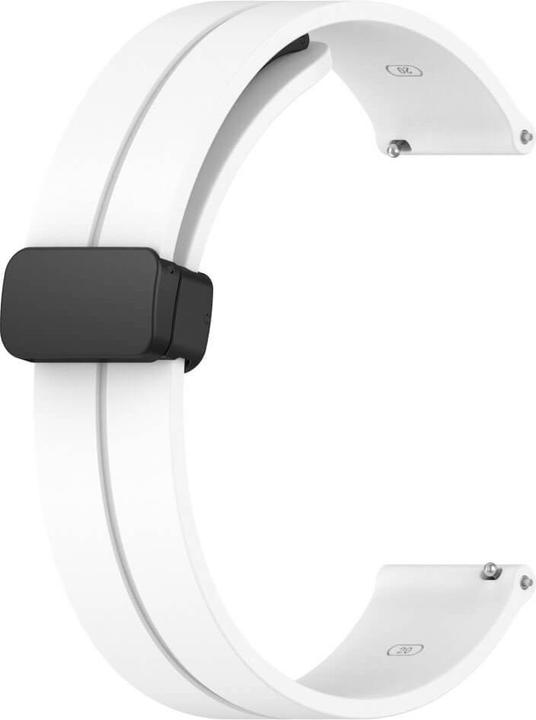 Immagine prodotto Cover-Discount Bracciale sostitutivo in silicone 20 mm bianco (20 mm, Silicone)