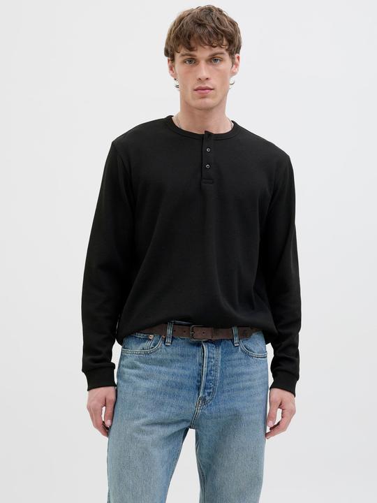 Actual product image Jack & Jones Jjedover Henley Ls Tee Noos (XS)