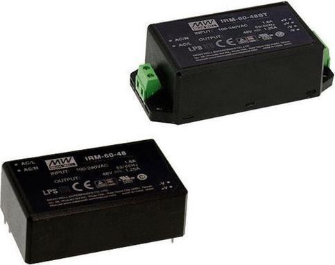 Image du produit MeanWell Convertisseur, montage sur circuit imprimé 60W 48V 1.25A