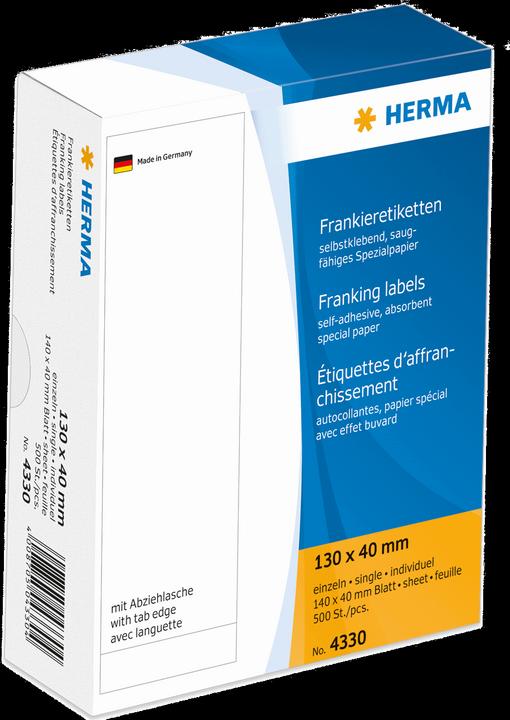 Actual product image HERMA Franking labels