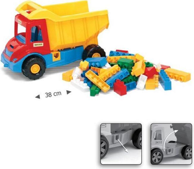 Produktbild Wader truck with blocks 38x27x20cm, 32330
