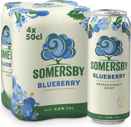 Image du produit Somersby Blueberry Cidre (4 x 50 cl)