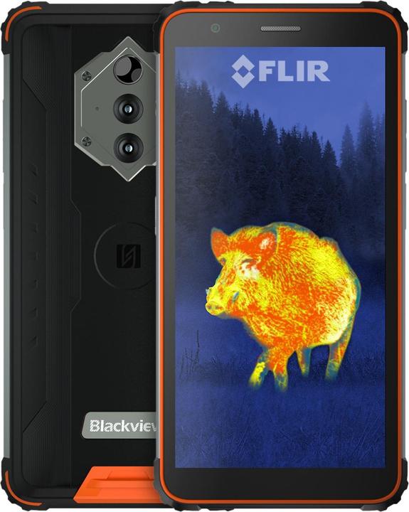 Actual product image Blackview BV6600 Pro (64 GB, Black, Orange, 5.70", Dual SIM, 16 Mpx, 4G)