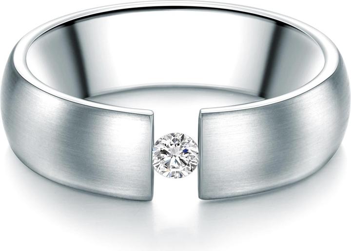 Trilani Damen Edelstahl verziert mit Kristallen von Swarovski® silber - 6366