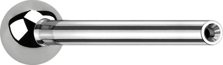 Star Piercing Micro Threadless Barbell-Stab silber mit Kugel (ohne Messing, Titan G23)