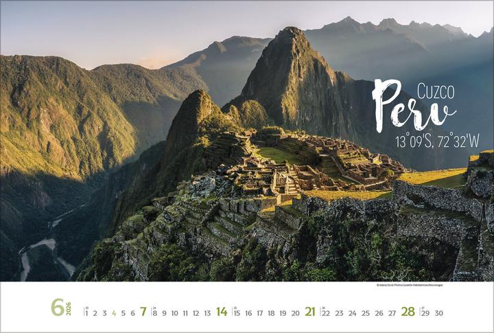 Produktbild Verlag Bildkalender Around the World 2026, Papierformat: Kein