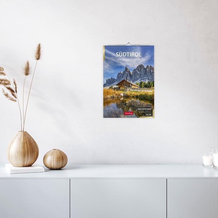 Produktbild Harenberg Südtirol Wochenplaner 2026 - Eine Reise in 53 Bildern (Deutsch)
